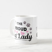Mug Le propriétaire de l'animal de compagnie Proud Cat (Devant gauche)