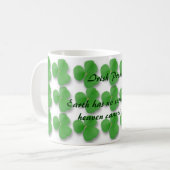 Mug Le Proverbe-Terre irlandais n'a pas de chagrin qui (Devant gauche)