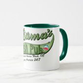 Mug Le pub irlandais d'O'bama (Devant droit)