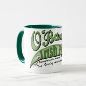 Mug Le pub irlandais d'O'bama (Devant gauche)
