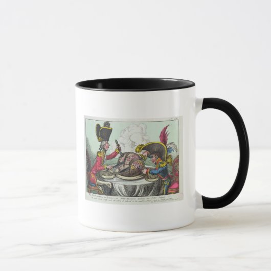 Mug Le pudding de prune en danger, 1805 (Droite)