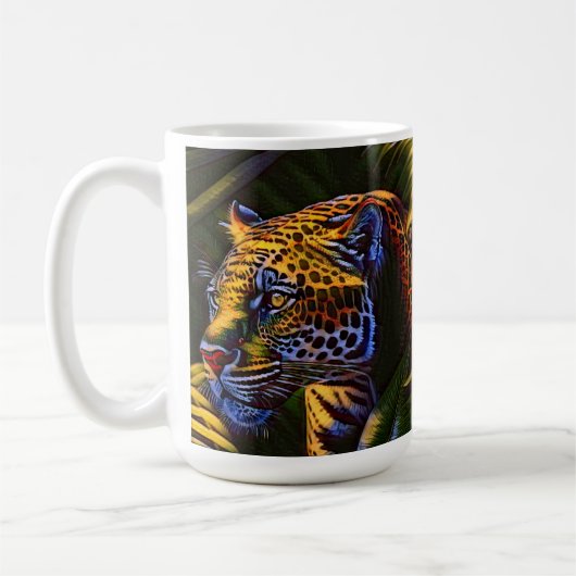 Mug Le puissant Jaguar, un prédateur de la jungle (Gauche)