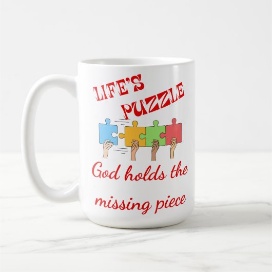 Mug Le puzzle de la vie (Gauche)