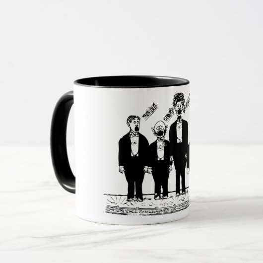 Mug Le Quartet, chantant (Devant gauche)
