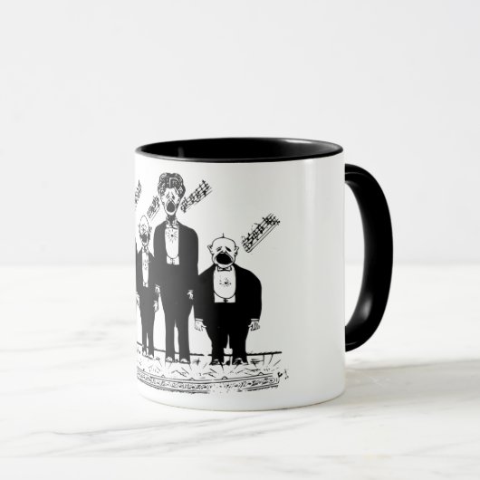 Mug Le Quartet, chantant (Devant droit)