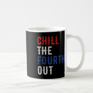 Mug Le quatrième dehors indépendance drapeau Usa drôle