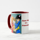 Mug Le "rang l'a est équilibre rouge de privilèges" (Devant gauche)