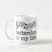 Mug Le raseur-coiffeur est ma vie (Gauche)