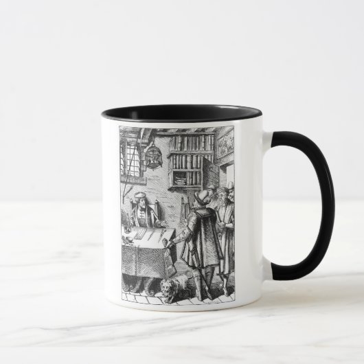 Mug Le récepteur des impôts, après une gravure sur (Droite)