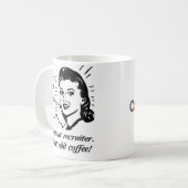 Mug Le recruteur instantané, ajoutent juste le café (Devant gauche)