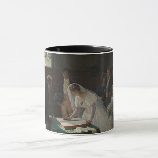 Mug Le registre des Mariages (par Edmund Blair Leighto (Centre)