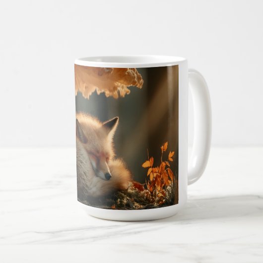 Mug Le Renard Rouge Dort Sous Le Champion Géant (Devant droit)