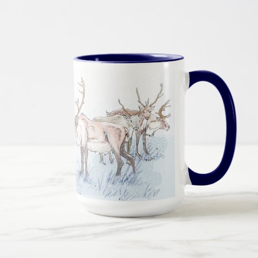 Mug Le renne dans la boue des neiges (Droite)