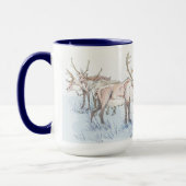 Mug Le renne dans la boue des neiges (Gauche)