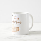 Mug Le repos est productif (Devant droit)