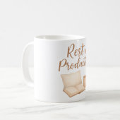 Mug Le repos est productif (Devant gauche)