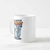 Mug Le requin comédien aux mâchoires abandonnant le cl (Devant gauche)