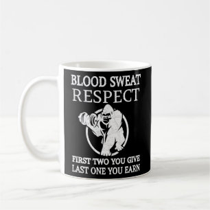 Mug Le respect de la transpiration sanguine Les deux p