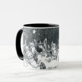 Mug Le rêve de Kitty de Fairyland, Louis Wain (Devant gauche)
