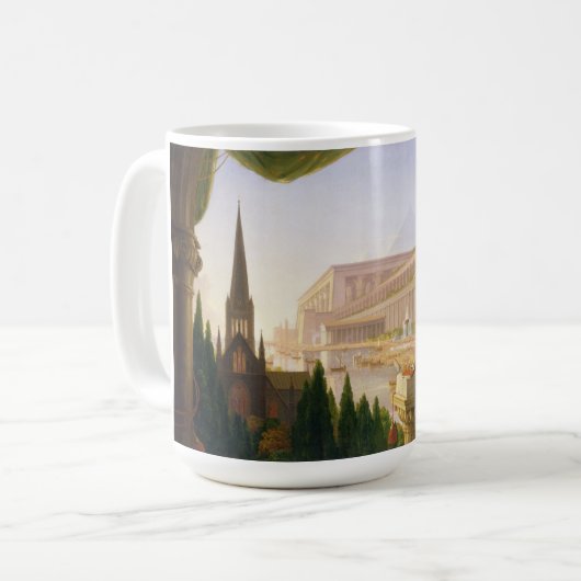 Mug Le rêve de l'architecte (par Thomas Cole) (Devant gauche)