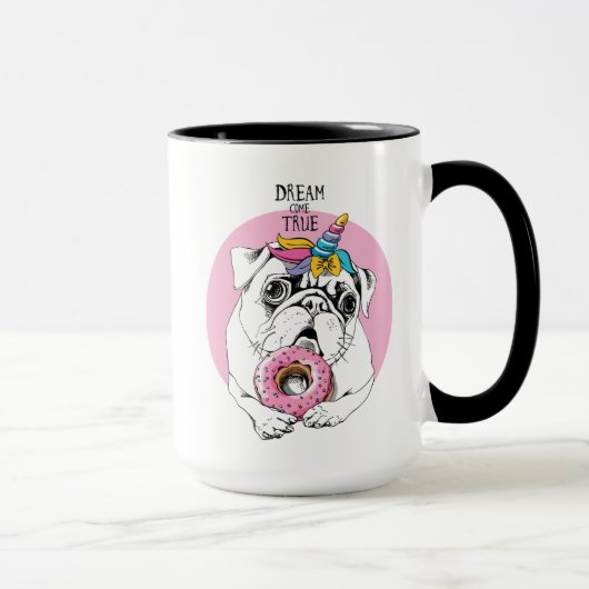 Mug Le rêve viennent vrai (Droite)