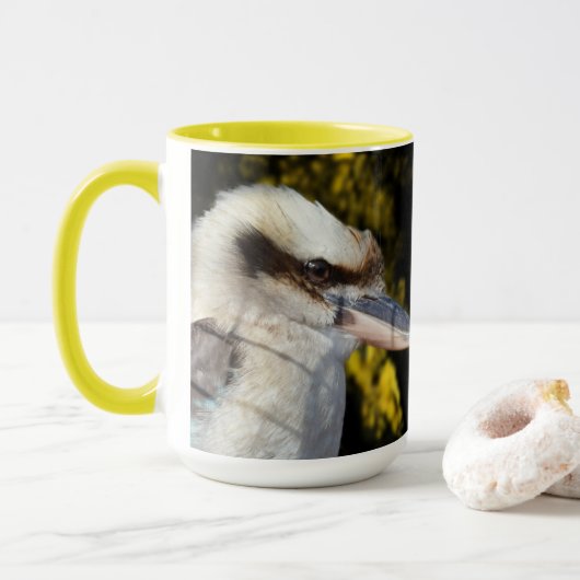 Mug Le rire australien Le Kookaburra, (Avec donut)