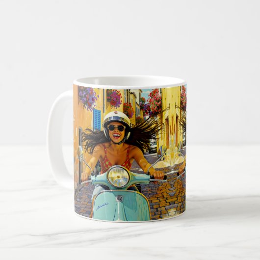 Mug “Le rire du vent” (Rire du Vent) (Devant gauche)