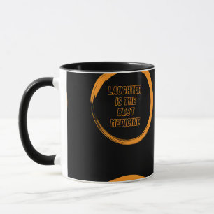 Mug Le rire est la meilleure médecine Citation Art