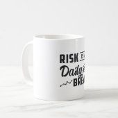 Mug Le Risque Du Marché stock Est Mon Nouvel Échange D (Devant gauche)