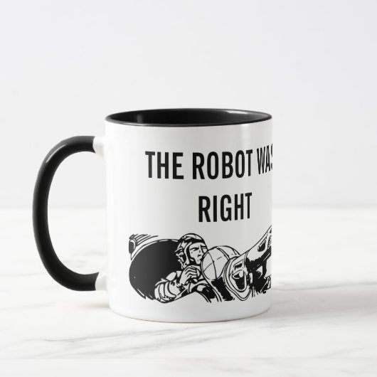 Mug Le Robot Était Le Café Cybergun Droit (Gauche)