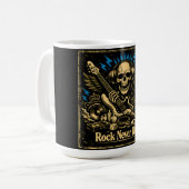 Mug Le Rock Ne Meurt Jamais – Esprit Rock Immortel (Devant gauche)