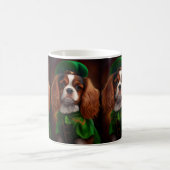 Mug Le roi Cavalier Charles Spaniel à la Saint Patrick (Centre)