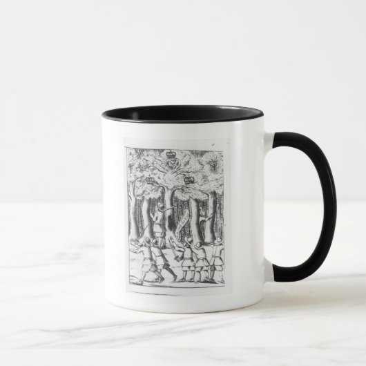 Mug Le Roi Charles II se cachant dans un chêne (Droite)
