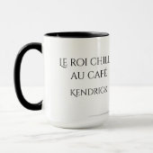 Mug Le Roi Chille Au Café French King Coffee (Gauche)