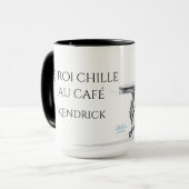 Mug Le Roi Chille Au Café French King Coffee (Devant gauche)