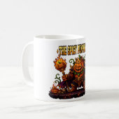 Mug Le roi citrouille épicé d'Halloween Art (Devant gauche)