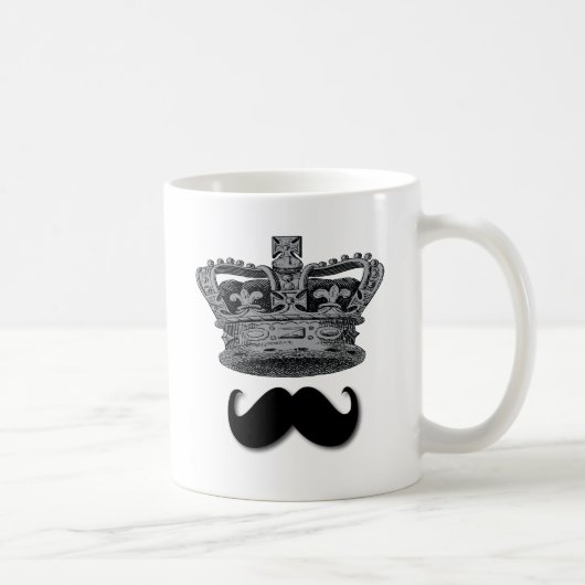 Mug Le Roi Crown et moustache (Droite)
