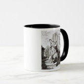 Mug Le Roi David Playing la lyre (Devant droit)