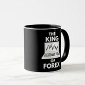 Mug Le roi de Forex (Devant droit)