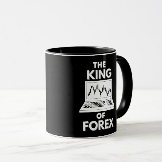 Mug Le roi de Forex (Devant droit)