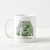Mug Le roi de la serre Jardinage personnalisé (Gauche)