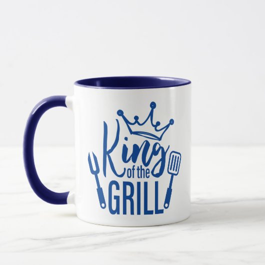 Mug Le roi de la typographie grill (Gauche)