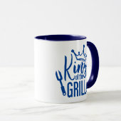 Mug Le roi de la typographie grill (Devant droit)