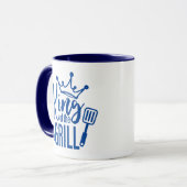 Mug Le roi de la typographie grill (Devant gauche)