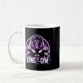 Mug Le Roi Du Gym Lion Flexing Muscules Bodybuilding (Gauche)