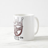 Mug Le roi est né en mars (Devant droit)