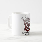 Mug Le roi est né en mars (Devant gauche)