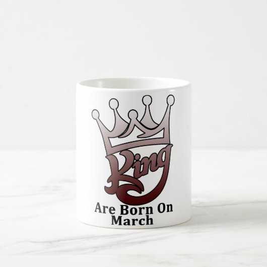 Mug Le roi est né en mars (Centre)