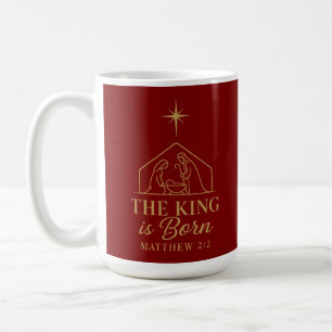 Mug Le Roi Est Né Nativité Noël Design