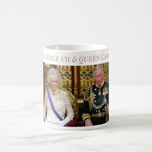 Mug Le Roi George VII et Reine Camilla (Centre)